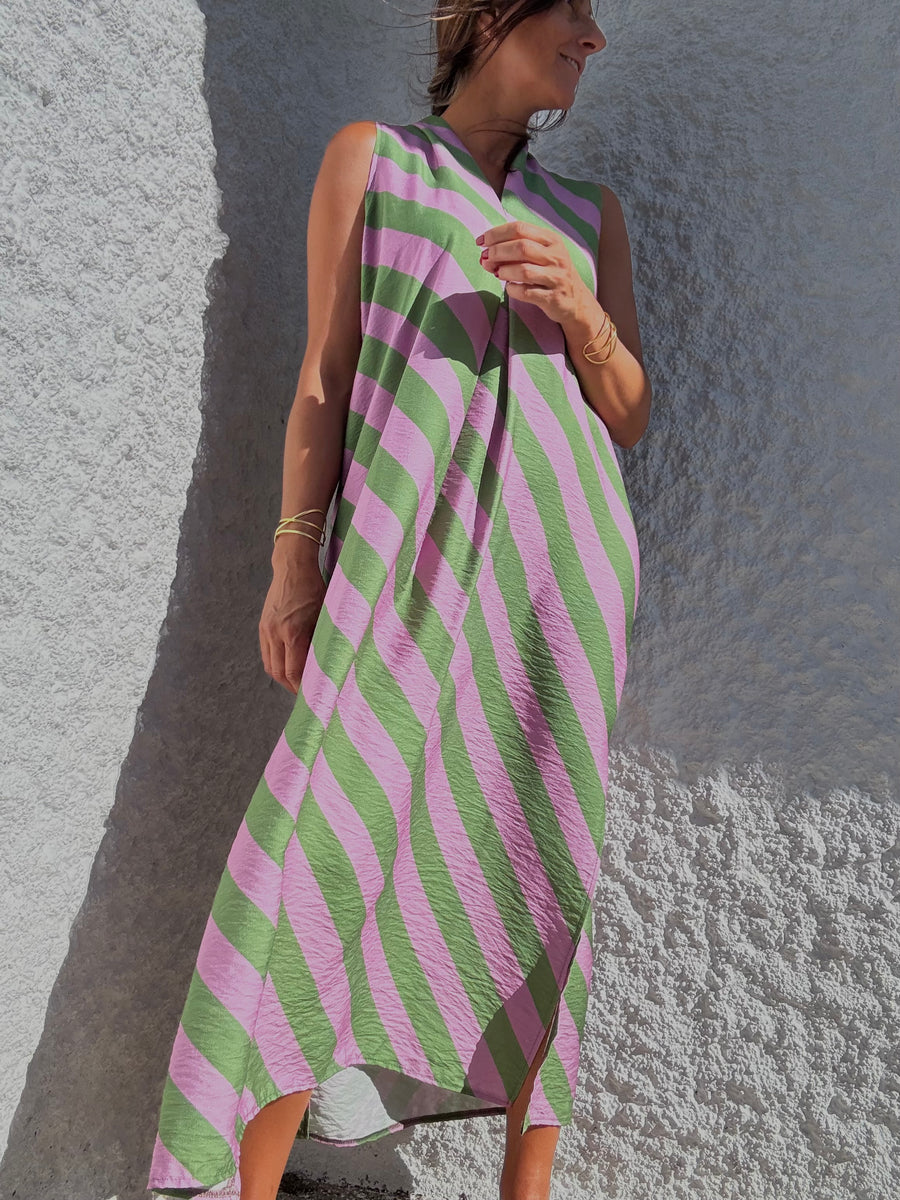 Vestido Risca Solta Lilás