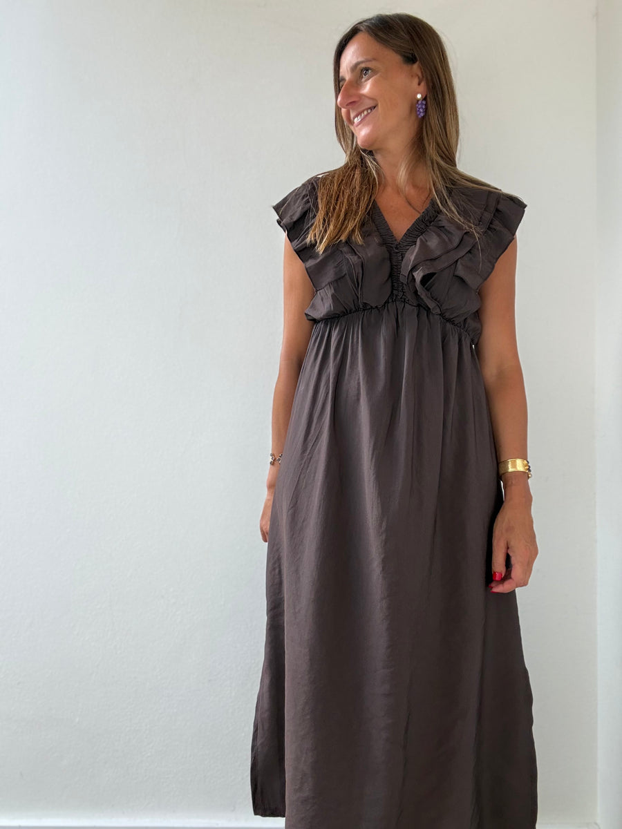 Vestido Aura chocolate