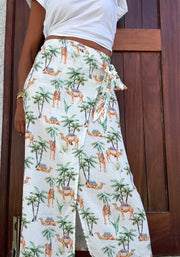 Saia  Páreo Estampada