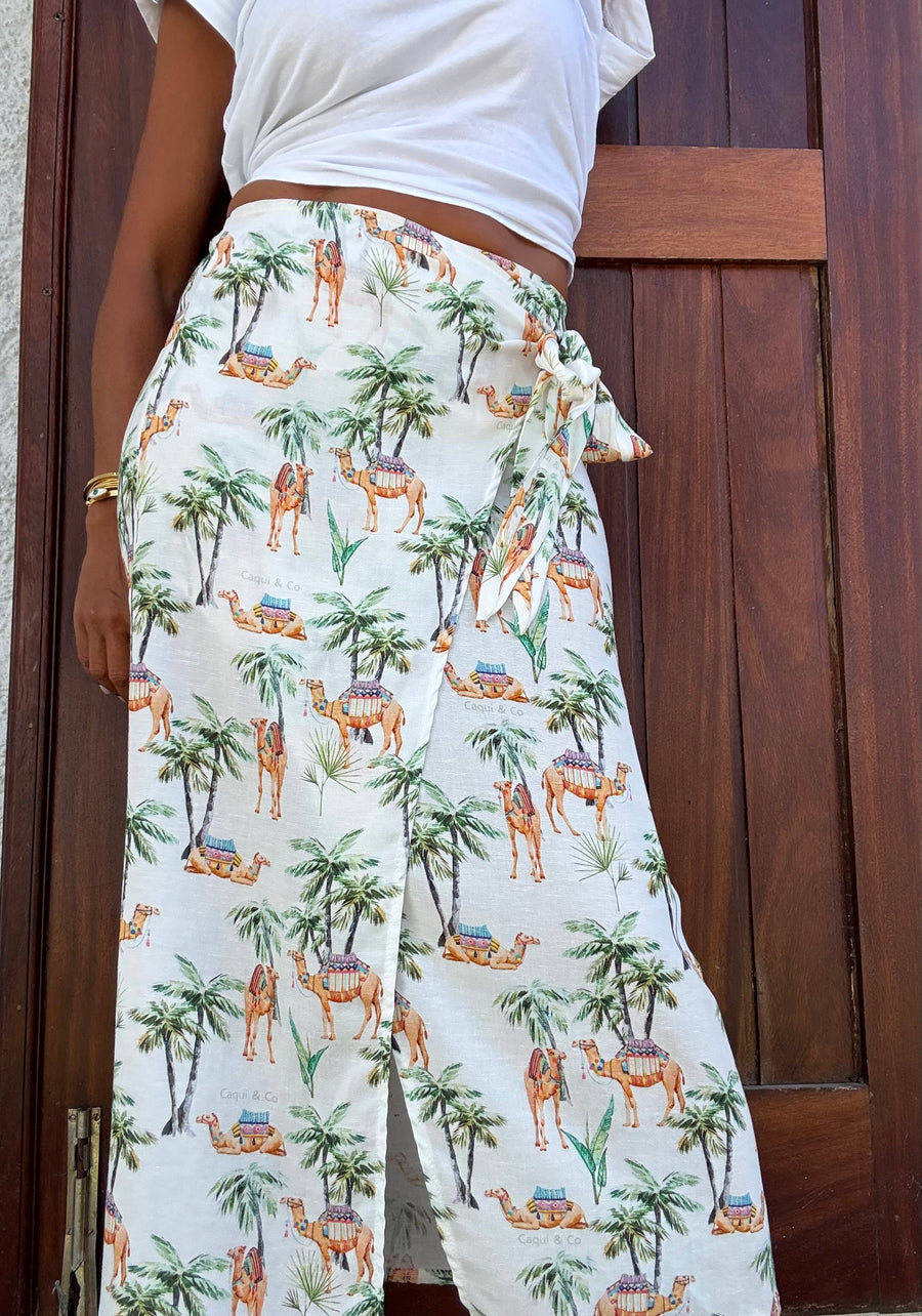 Saia  Páreo Estampada