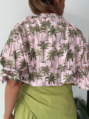 Blusa Estampada Rosa