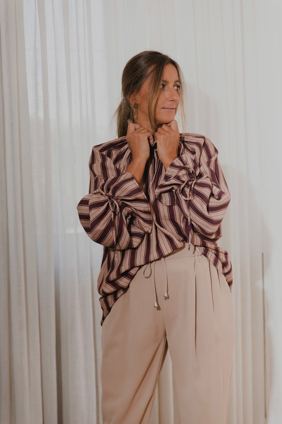 BLUSA ANFORA VINHO