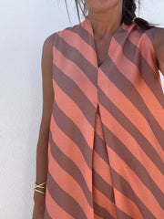 Vestido Risca solta Pêssego