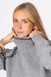 Camisola Espiga cinzento