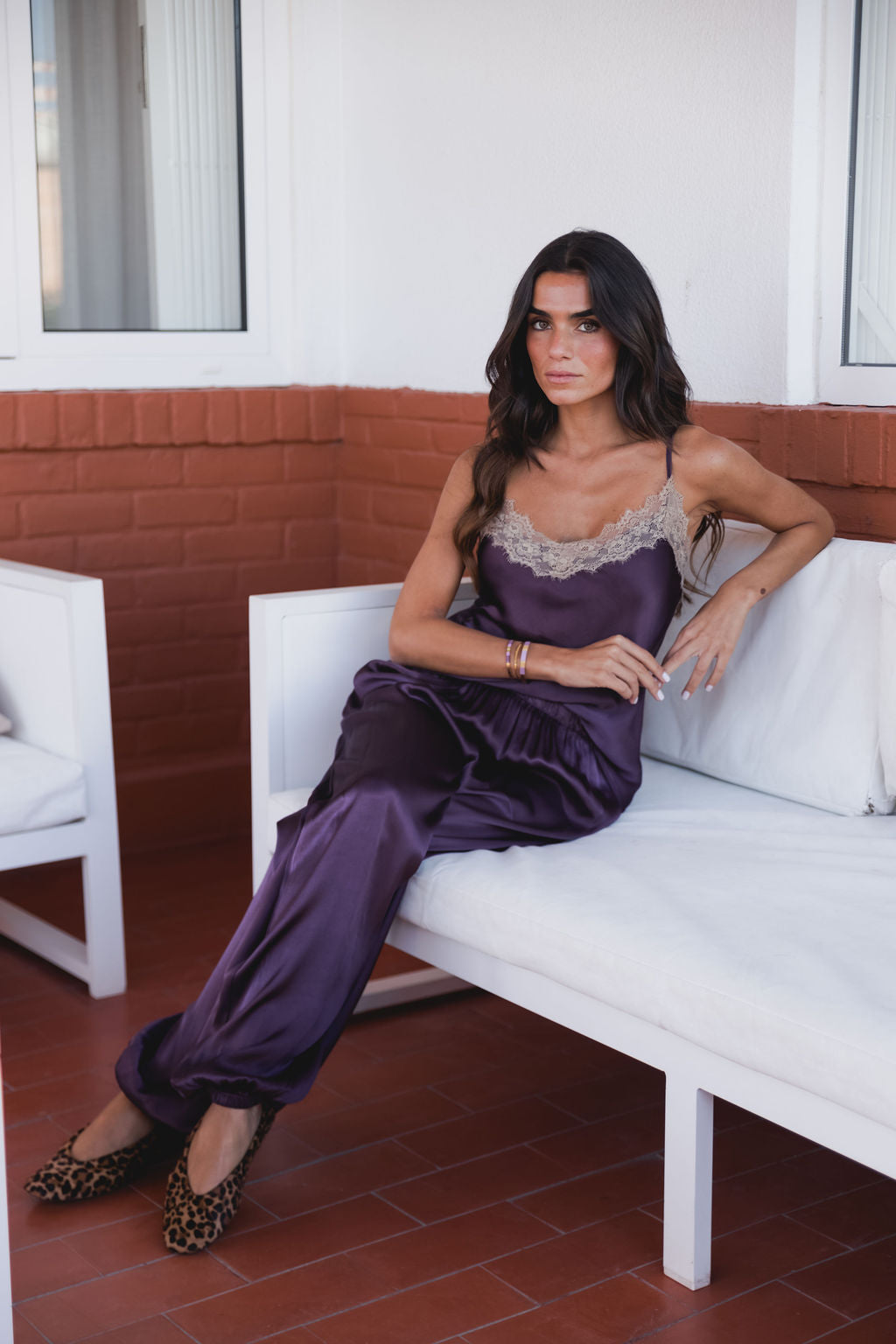 CALÇAS BOMBACHAS ROXO