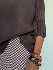 Camisola Canelle Castanho