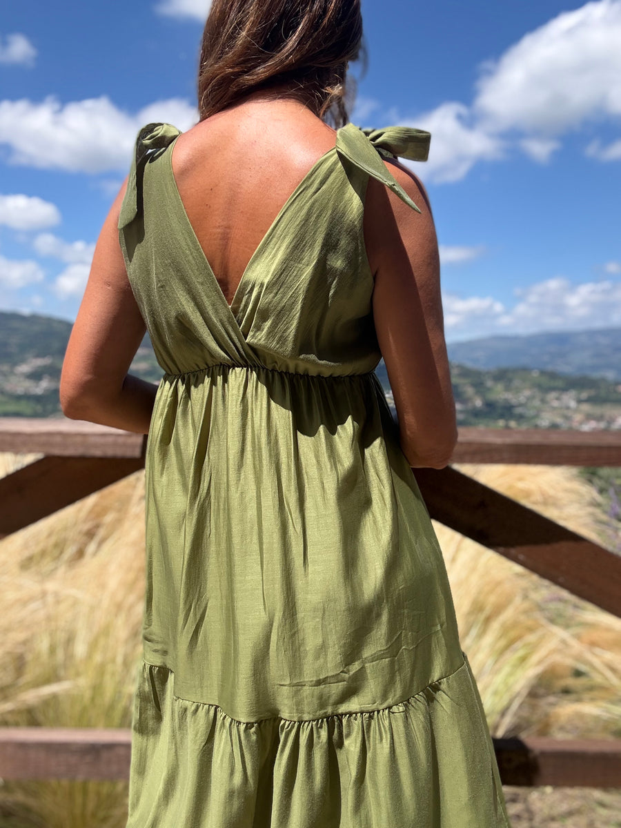 Vestido Toscana verde