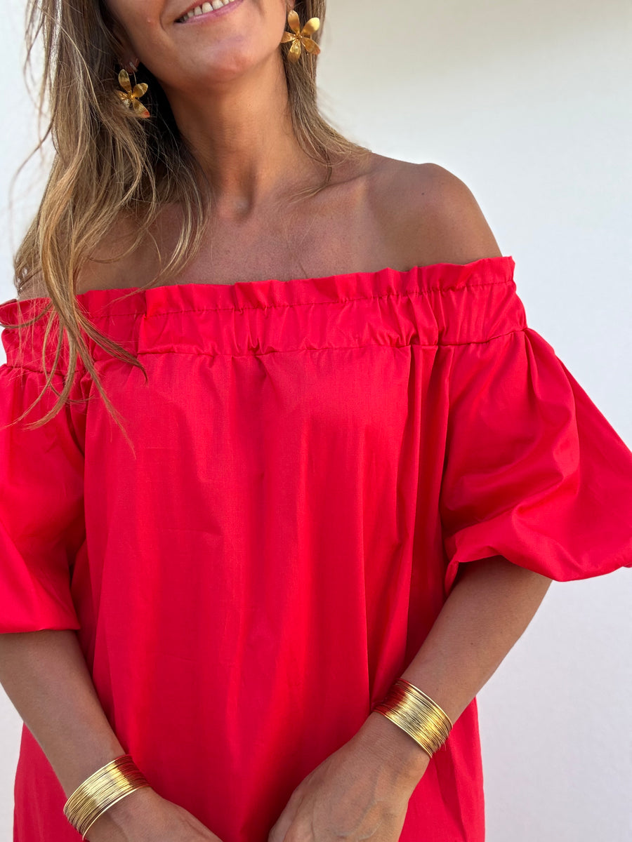 Vestido Summer morango