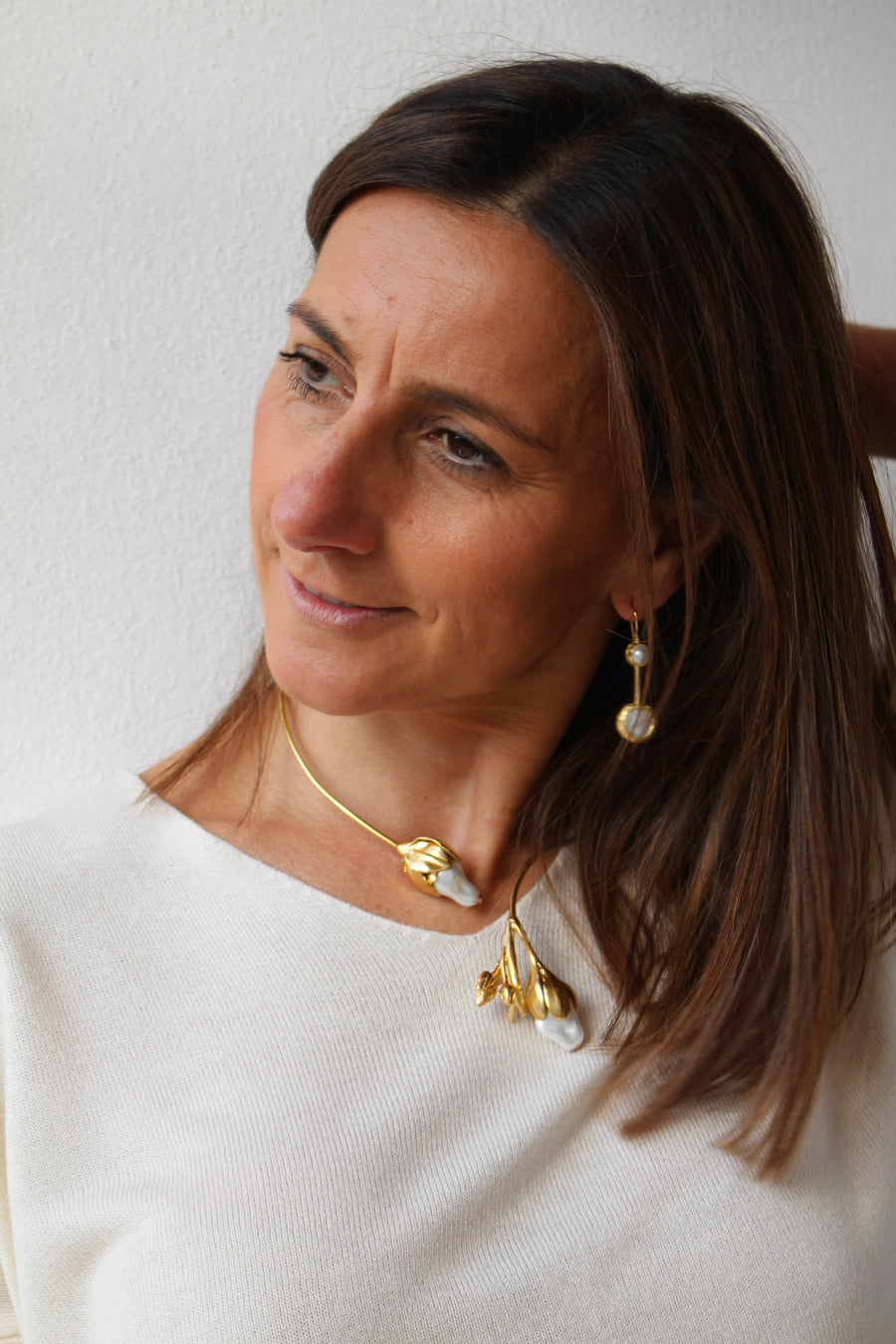 collar de flores