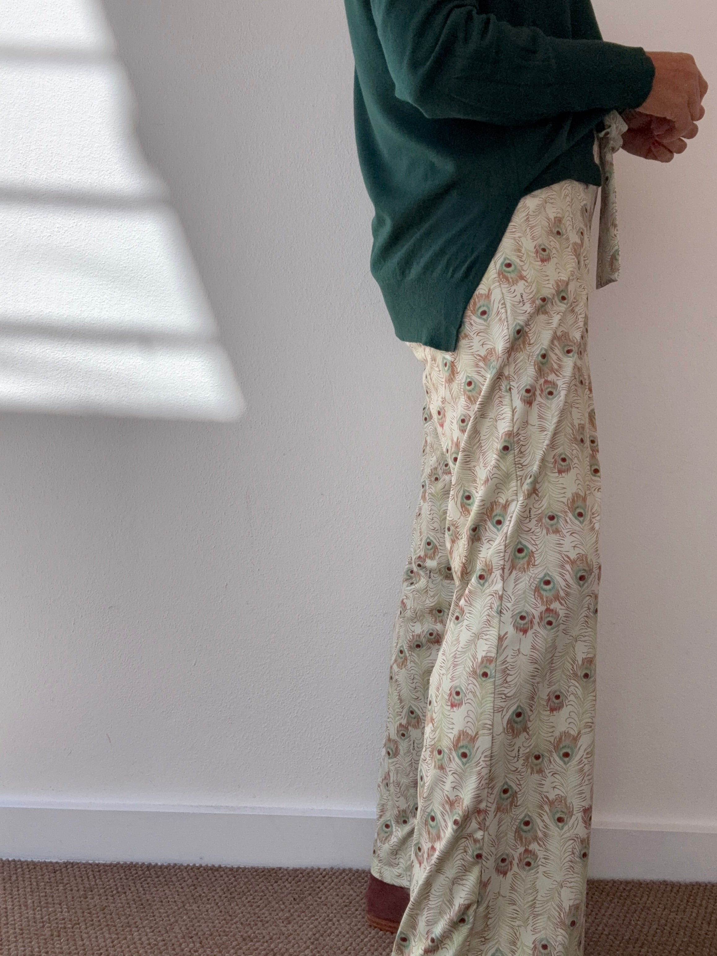 Calças Peacock Flow