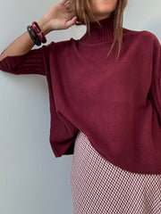 Camisola Canelle Bordô