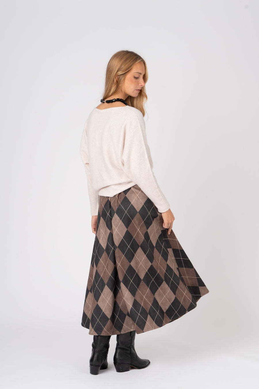 Saia Losango preta ref:sa30157