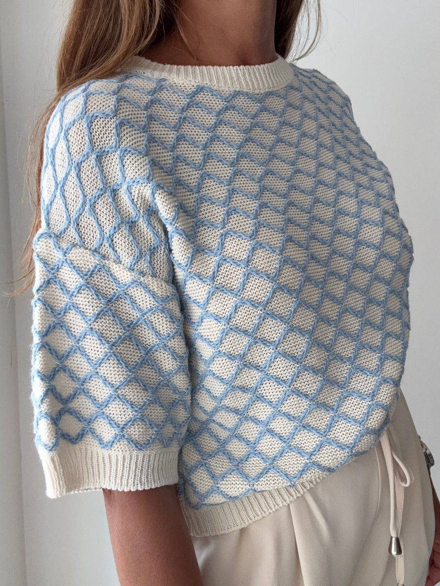 Camisola 3/4 azul