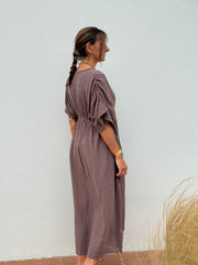 Kaftan Trança Pinhão