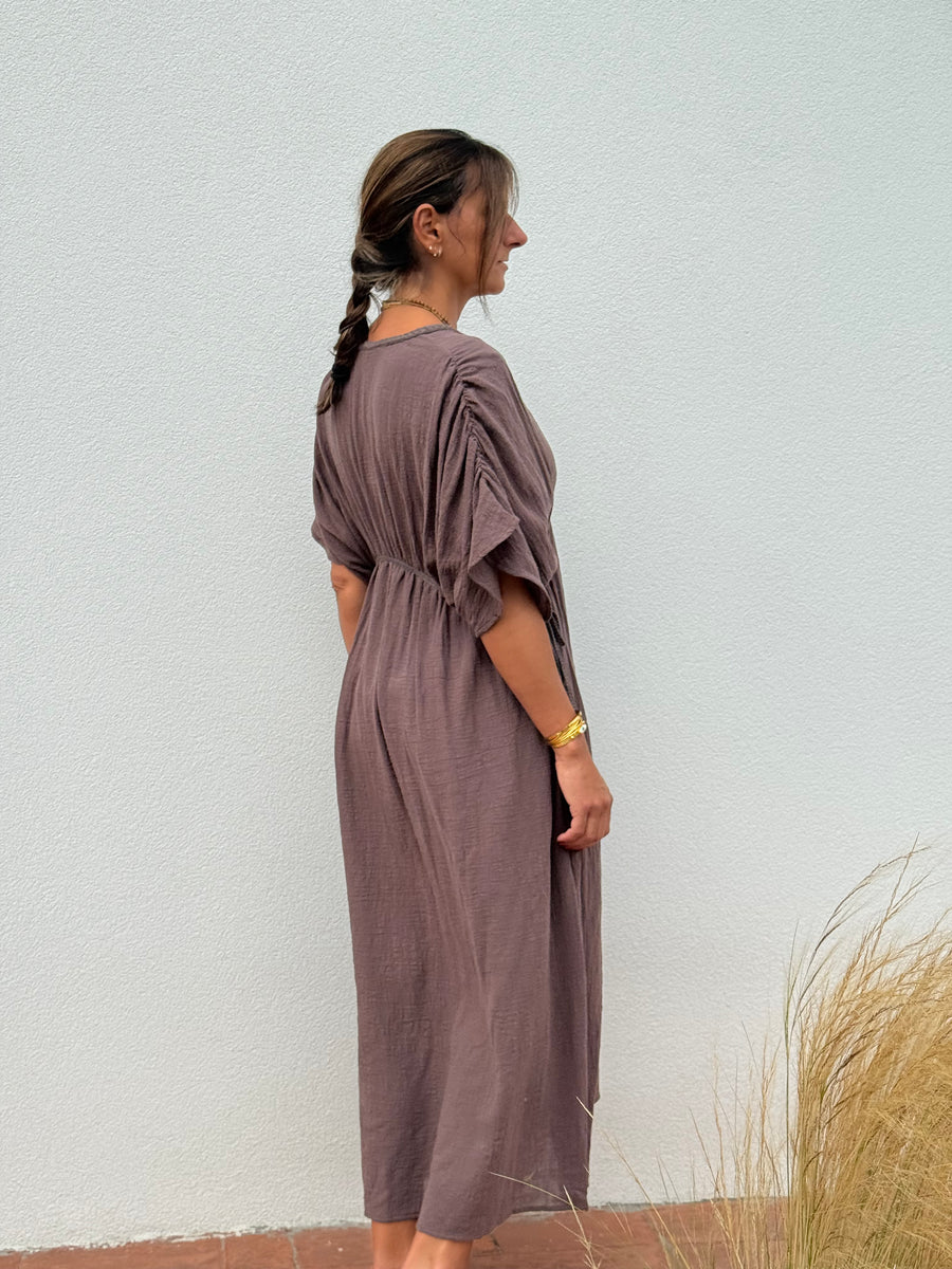 Kaftan Trança Pinhão
