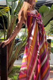 Vestido Fiesta beringela