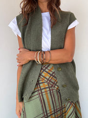 Colete Verde Oversized
