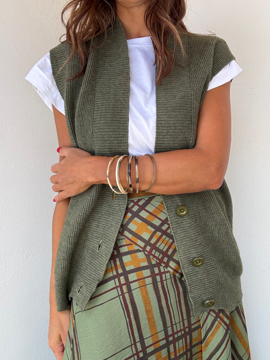 Colete Verde Oversized