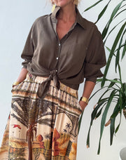 Camisa caqui