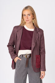 Camisola Bicolor vinho