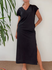 Vestido Kaftan Algodão