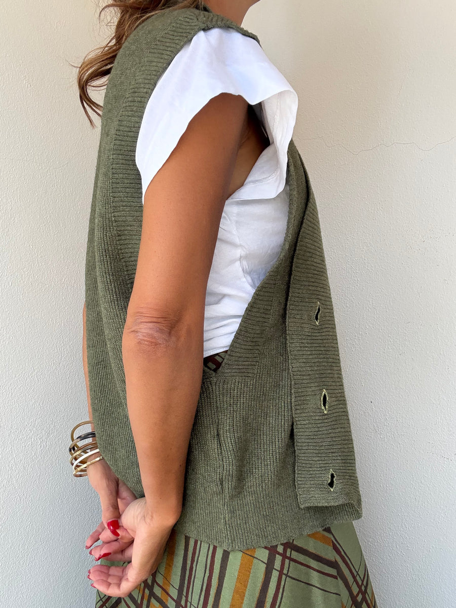 Colete Verde Oversized