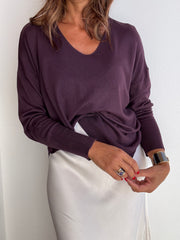 Camisola Essencial  Beringela
