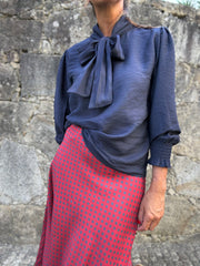 Blusa Laço Azul