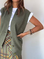 Colete Verde Oversized