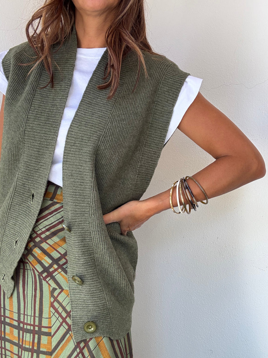 Colete Verde Oversized
