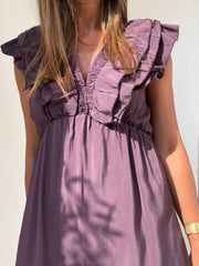 Vestido Siena ameixa