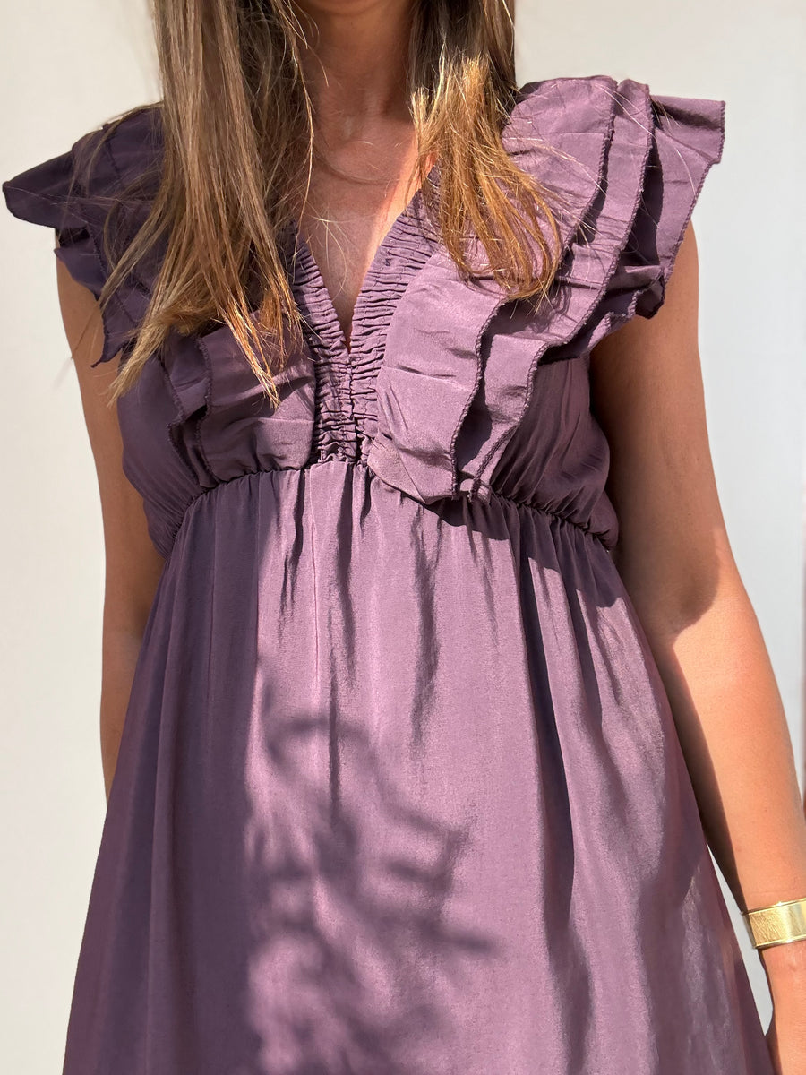 Vestido Siena ameixa