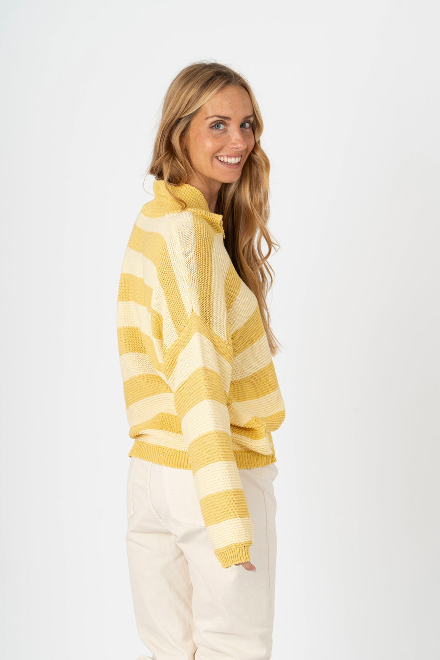 Camisola Polo Capri amarelo