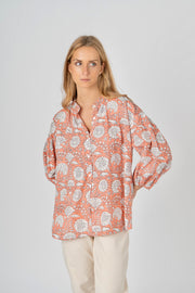 Blusa estampado salmão