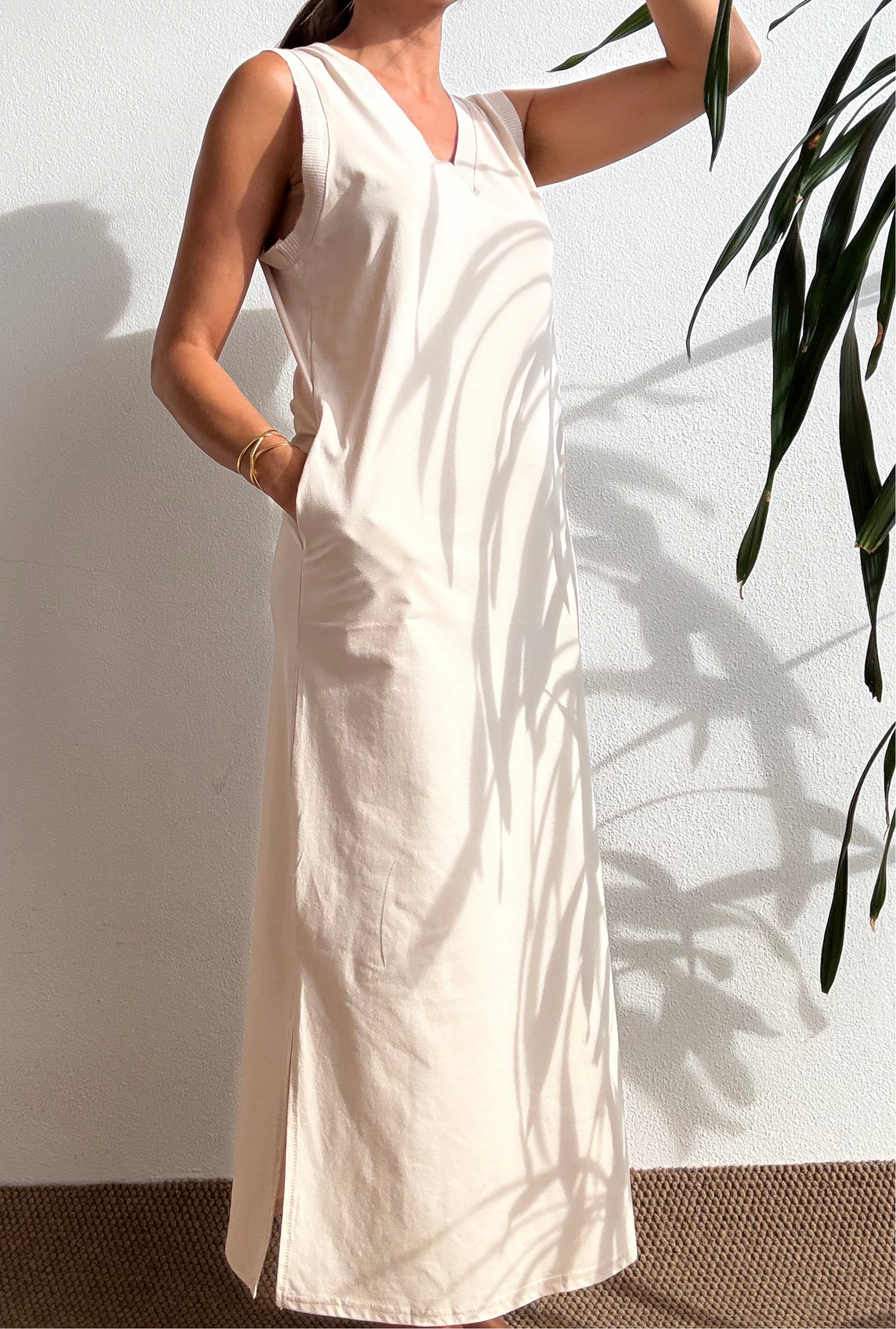 Vestido Essencial Beje
