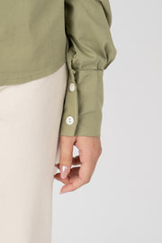 Blusa laço verde