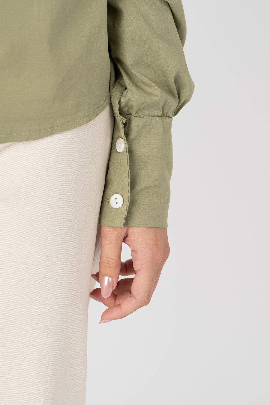 Blusa laço verde