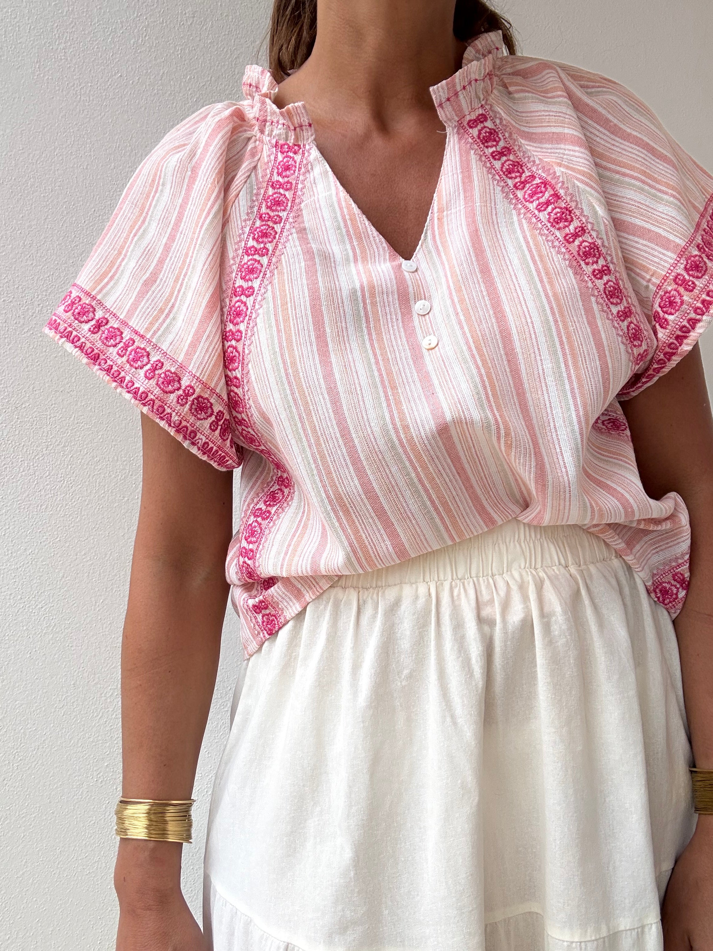 Blusa Girl Salmão
