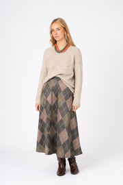 Camisola Tricot areia  ref: 6677