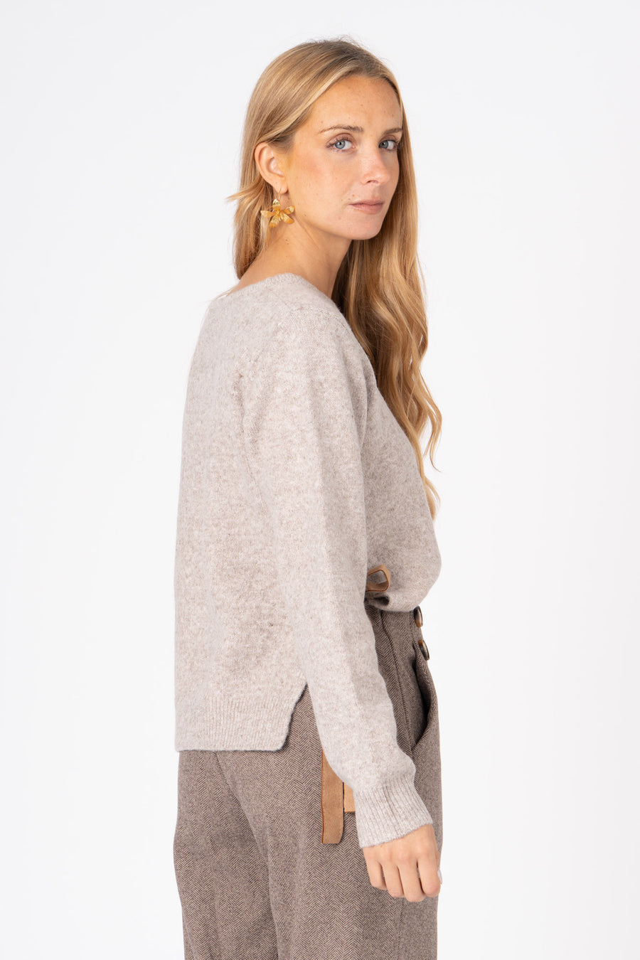 Camisola Laço areia