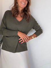 Camisola Essencial  Caqui