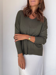 Camisola Essencial  Caqui