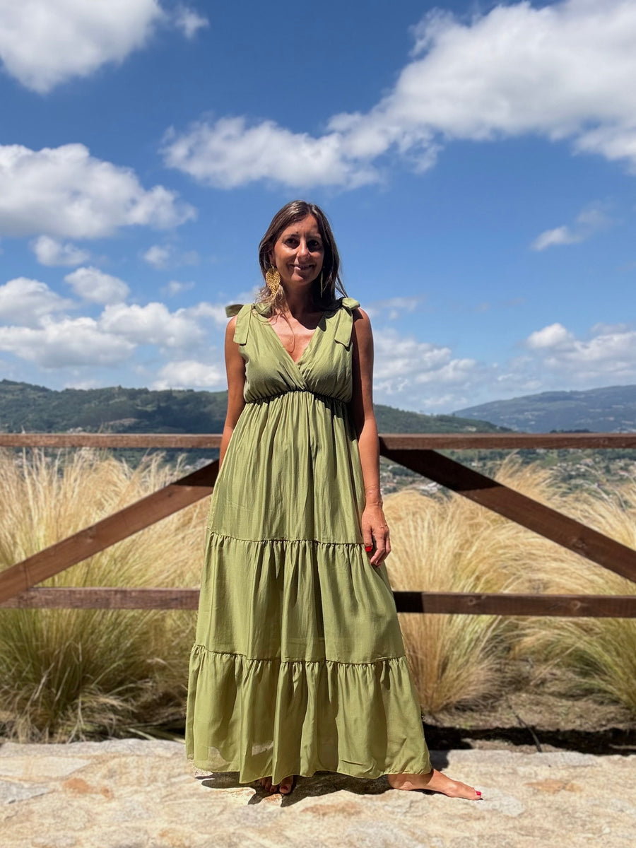 Vestido Toscana verde