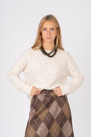 Camisola Tricot branco ref:cm6677