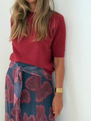 Camisola 3/4 vinho