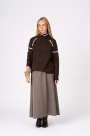 Camisola Espiga chocolate