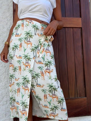 Saia  Páreo Estampada