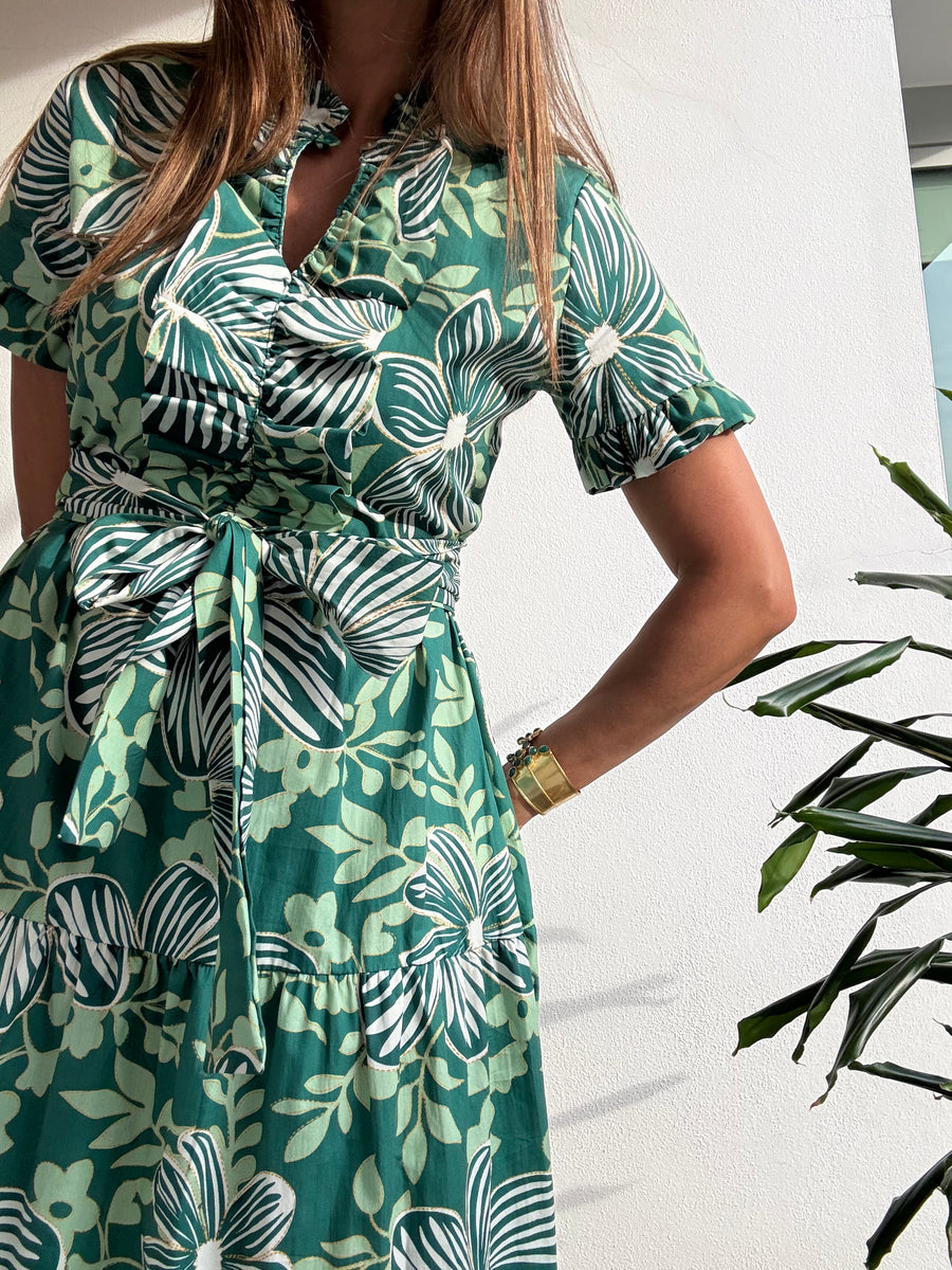 Vestido Comporta verde