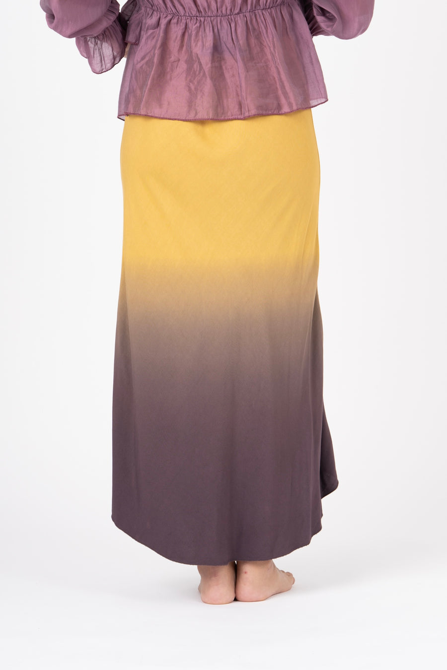 Saia Tie Dye mostarda