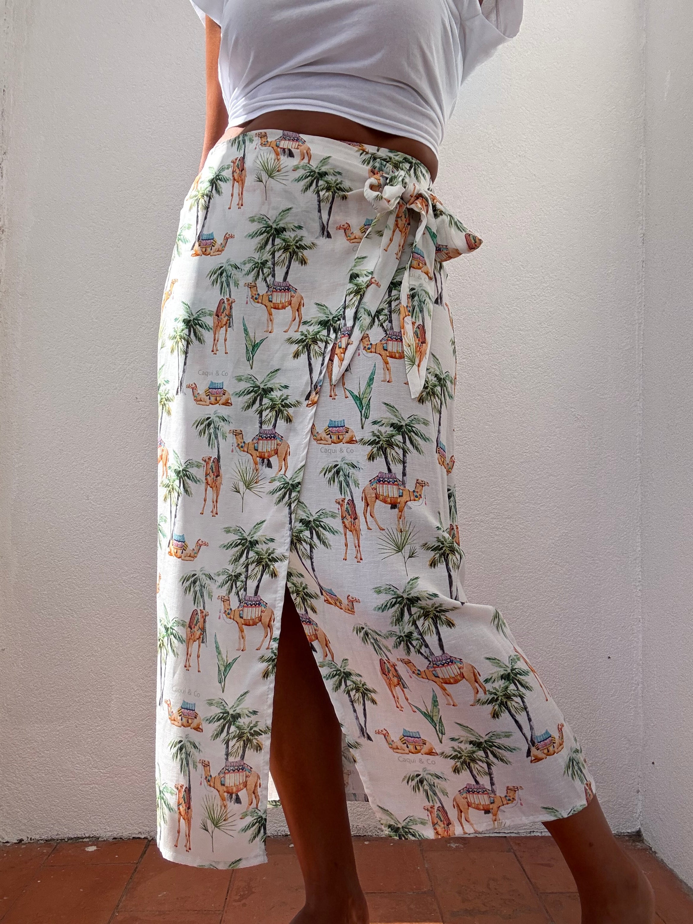 Saia  Páreo Estampada